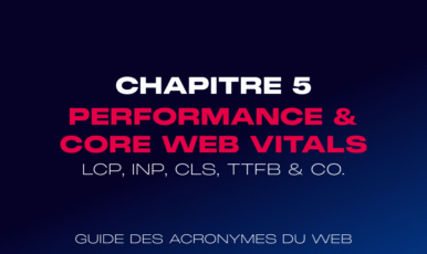 Couverture du Guide des performances web et core web vitale