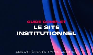 Les site institutionnel, couverture du guide complet