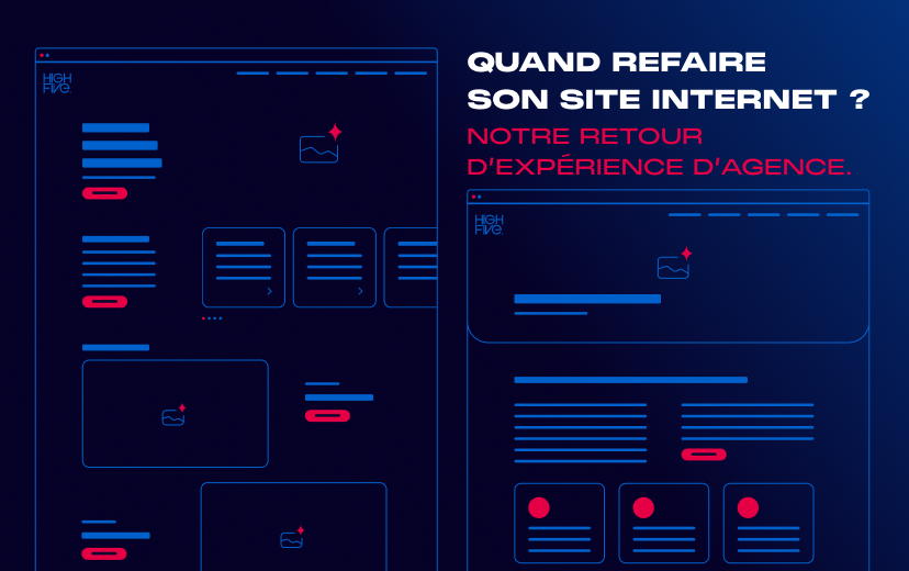Image par défaut illustrant le propos de l'article  Quand refaire son site internet ? Notre retour d’expérience du site d'Highfive