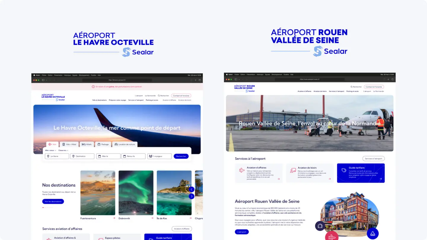 Image par défaut illustrant le propos de la page  Aéroports de Normandie du site d'Highfive