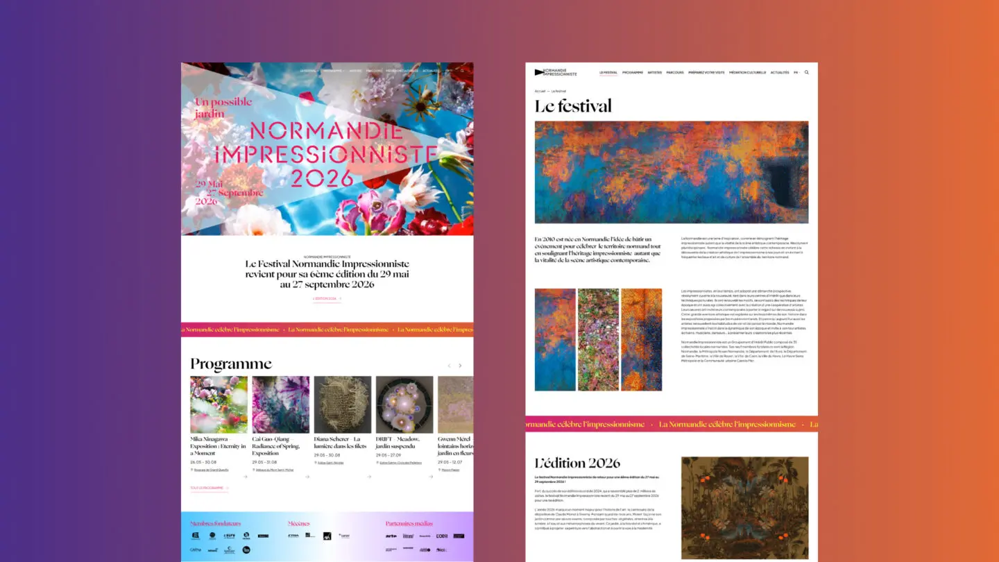 Image par défaut illustrant le propos de la page  Normandie Impressionniste du site d'Highfive