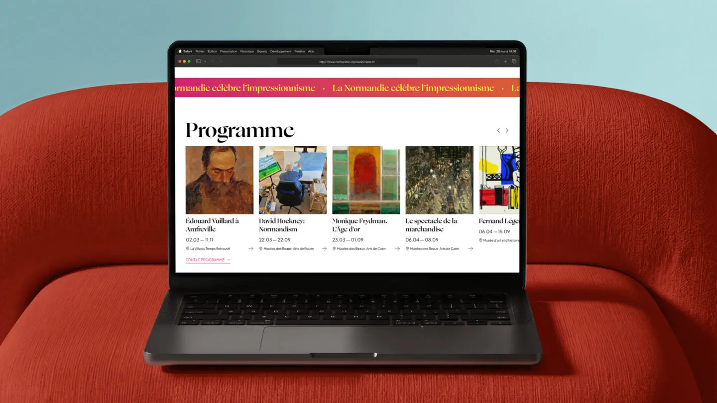 Image par défaut illustrant le propos de la page  Normandie Impressionniste du site d'Highfive